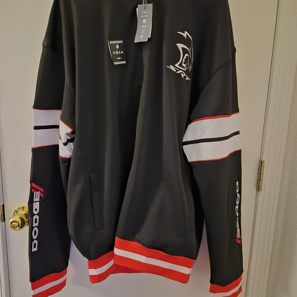 POSH Men's Black and Red  DODGE HELLCAT SRT JACKET AND JOGGERS 3X